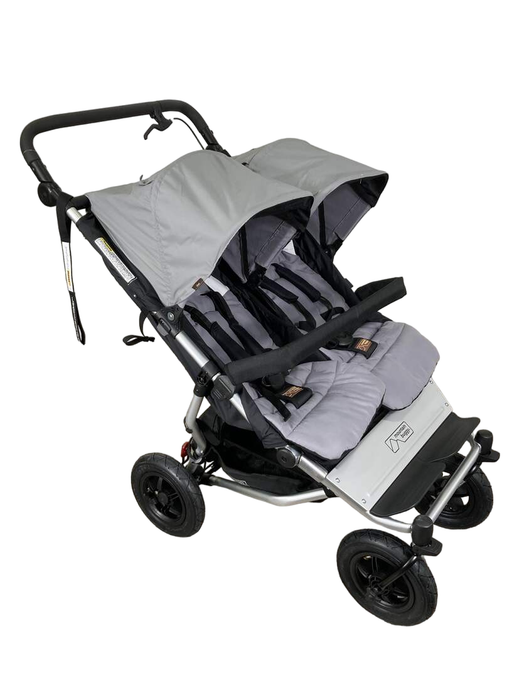 used Mountain Buggy Duet Double Stroller, 2022, Silver