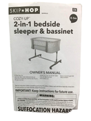 secondhand Skip Hop Cozy-Up 2-in-1 Bedside Sleeper and Bassinet