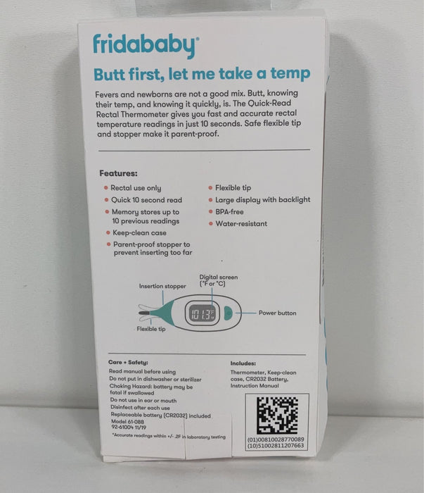 secondhand FridaBaby Quick Read Thermometer