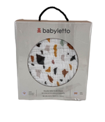 used Babyletto Muslin Mini Crib Sheet, Terrazzo