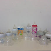 used BUNDLE Baby Bottles