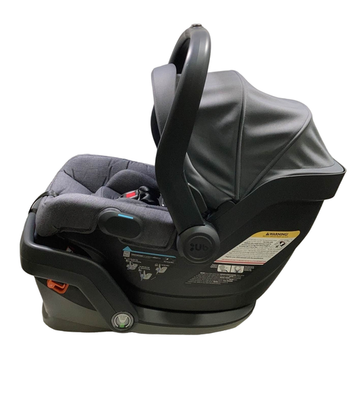 secondhand UPPAbaby MESA V2 Infant Car Seat, 2023, Greyson (Charcoal Melange Merino Wool)