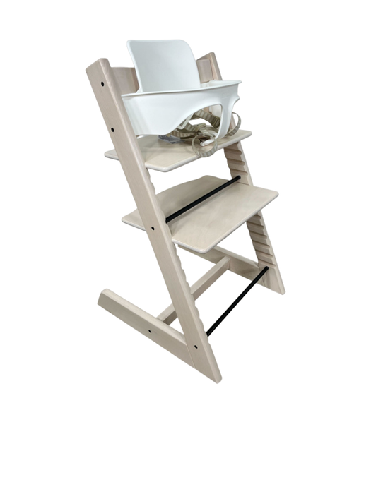 Stokke Tripp Trapp Complete High Chair, Whitewash, Nordic Grey