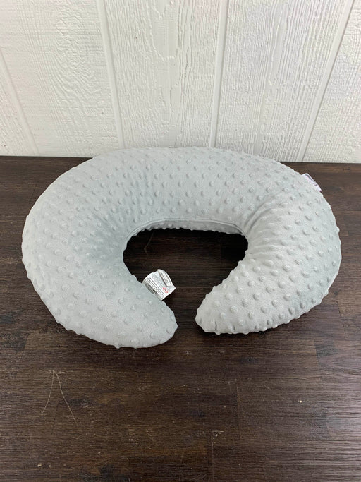 secondhand Nursing Pillow Gray Minky Nursing Pillow