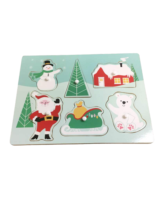 used Horizon Group USA Wooden Christmas Puzzle