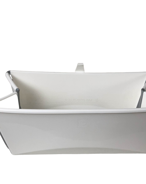 used Stokke Flexi Bath Foldable Baby Bathtub, White, Regular