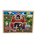 used Melissa & Doug 24-Piece Wooden Jigsaw Puzzle