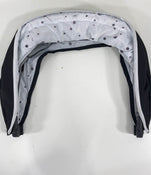 secondhand Mockingbird Extendable Canopy with Sunshade, Black, Watercolor Drops