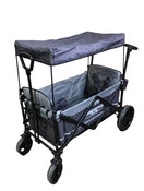 secondhand Wonderfold X2 Push + Pull Double Stroller Wagon, 2019, Stone Gray