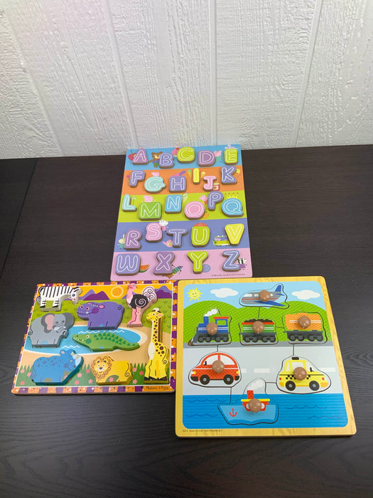 used BUNDLE Wooden Puzzles