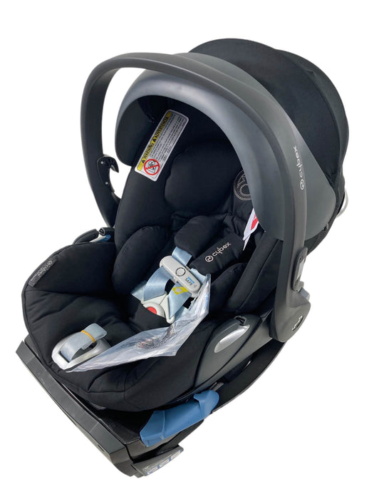 used Cybex Cloud Q Infant Car Seat, Stardust Black