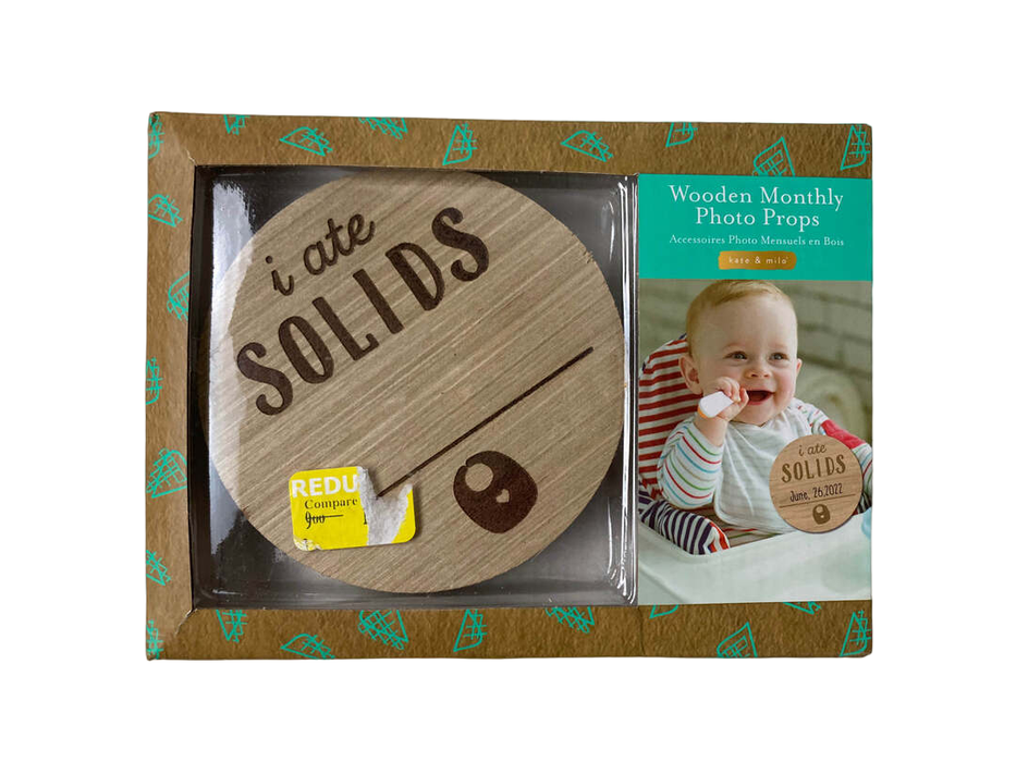 used Kate & Milo Wooden Monthly Milestone Markers