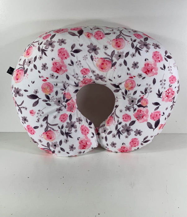 used Kids N’ Such Nursing Pillow Cover With Nursing Pillow, - white with pink flowers