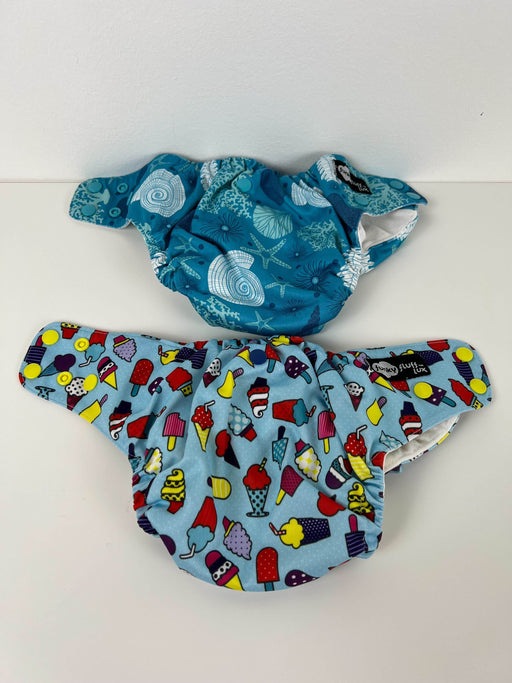 secondhand BUNDLE Funky Fluff LUX One Size Pocket Diapers