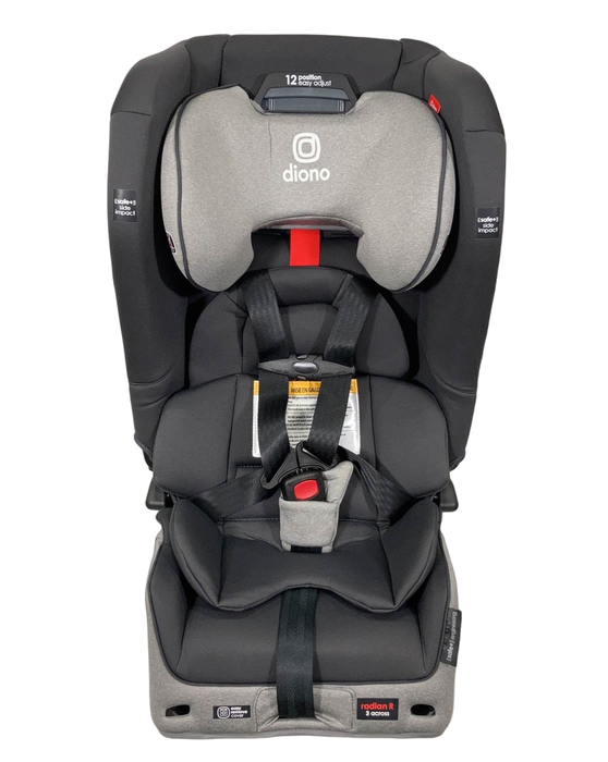 secondhand Diono Radian 3RXT SafePlus Car Seat, Gray Slate, 2022