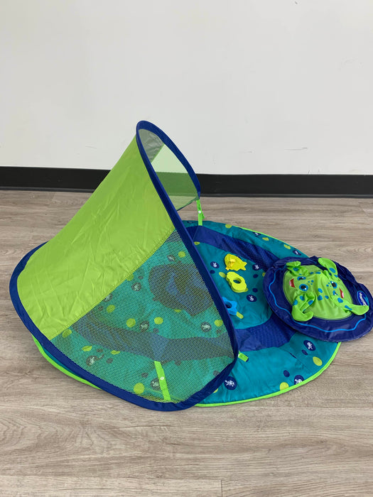 secondhand SwimWays Baby Spring Float with Sun Canopy