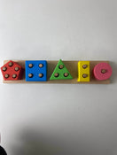 secondhand Wooden Shape Sorter Activity Board