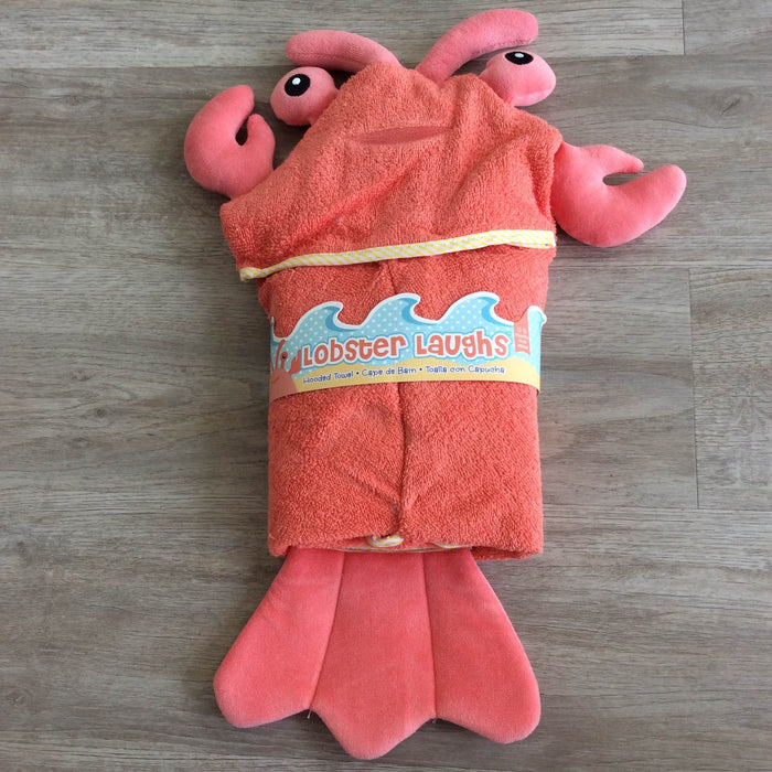 used Baby Aspen Hooded Spa Bathrobe, Lobster