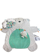 used Bright Starts Tummy Time Prop & Play Mat, Polar Bear