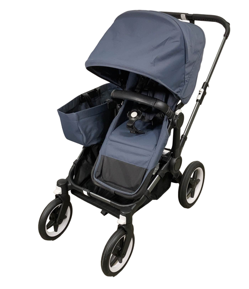 used Bugaboo Donkey 5 Stroller Mono, 2021, Stormy Blue, Graphite