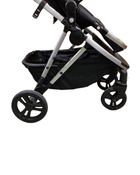 used Mockingbird Single Stroller, 2023, Black, Windowpane, Silver With Penny Leather