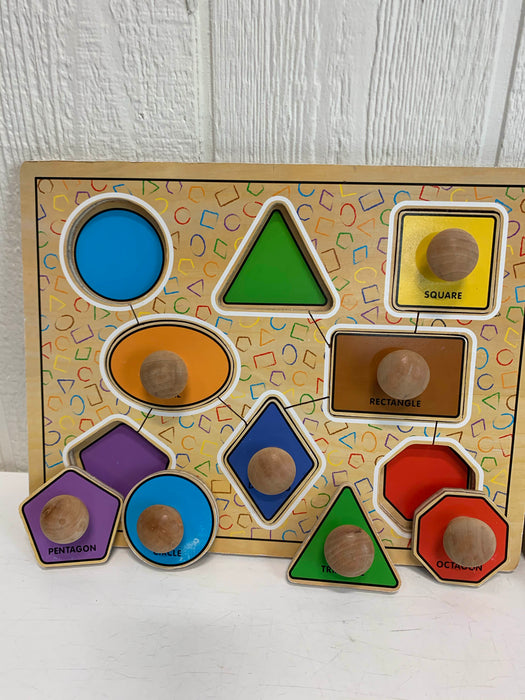 secondhand BUNDLE Melissa & Doug Wooden Puzzles