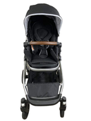 secondhand Mockingbird Single to Double Stroller, 2022, Silver with Penny Leather, Watercolor Drops, Black