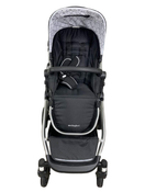 secondhand Mockingbird Single to Double Stroller, 2022, Silver with Black Leather, Windowpane, Black