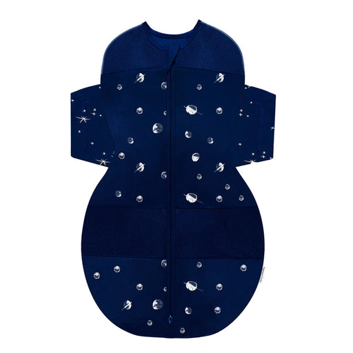 used Happiest Baby SNOO Sack, Small (5-12 lbs), Midnight Navy Planets