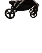 used Mockingbird Single Stroller, 2023, Windowpane, Black, Silver With Penny Leather