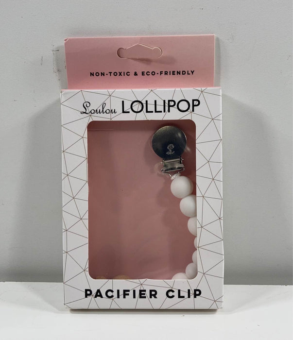 used LouLou Lollipop Pacifier Clip - HIDDEN NEEDS PHOTOS