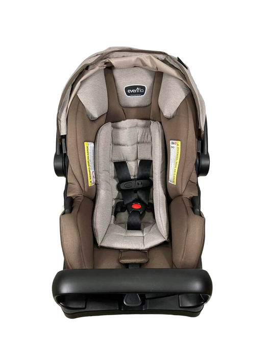 secondhand Evenflo Pivot Modular Travel System Stroller, Sandstone, 2023