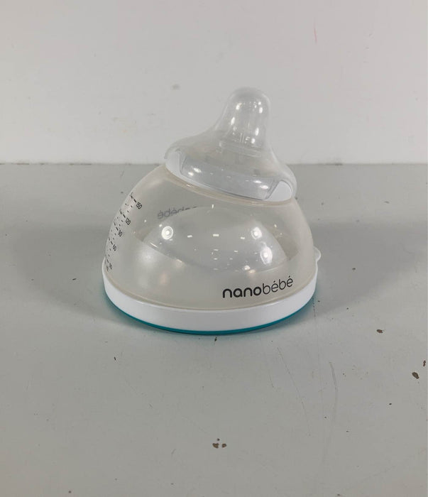 used Nanobébé Breastmilk Baby Bottle, Teal