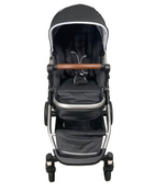 secondhand Mockingbird Single to Double Stroller, 2023, Silver with Penny Leather, Windowpane, Black