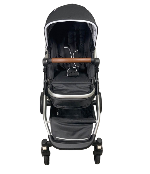 secondhand Mockingbird Single to Double Stroller, 2023, Silver with Penny Leather, Windowpane, Black