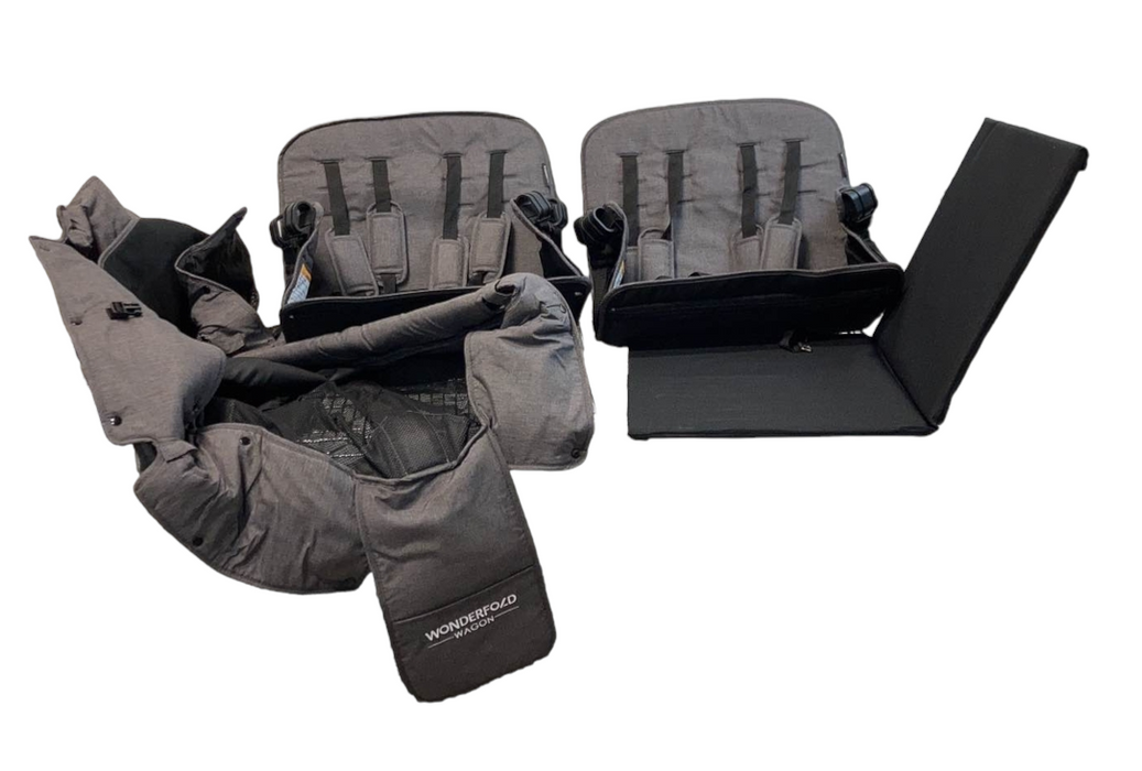 Wonderfold W4 Seats With Footrest And Carriage Fabric