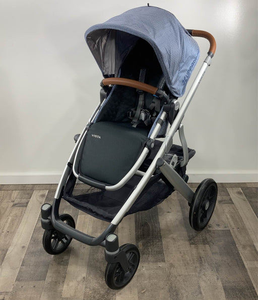 secondhand UPPAbaby VISTA Stroller, Gregory (Blue Melange), 2018