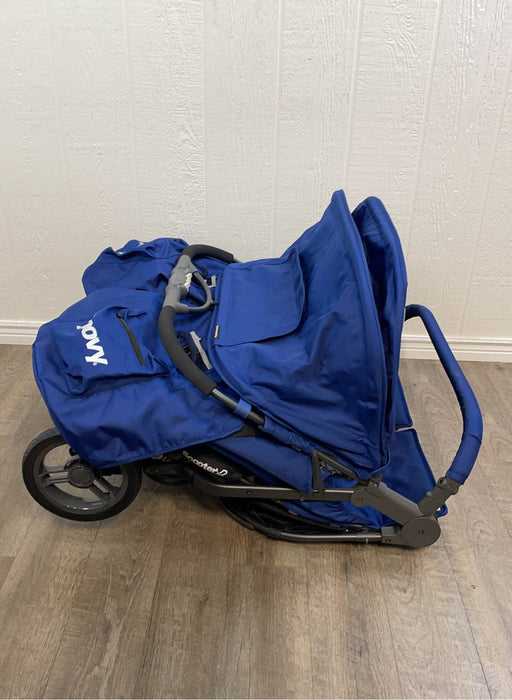 used Joovy Scooter X2 Double Stroller, 2020, Blueberry