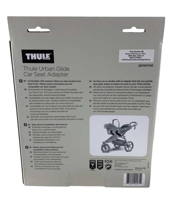 secondhand Thule Urban Glide Car Seat Adapter For Maxi Cosi, BeSafe, Cybex & Nuna