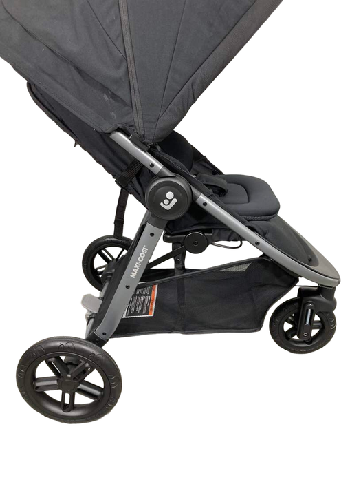 used Maxi-Cosi Gia XP 3-Wheel Travel System with Mico Luxe Car Seat, Midnight Black, 2023