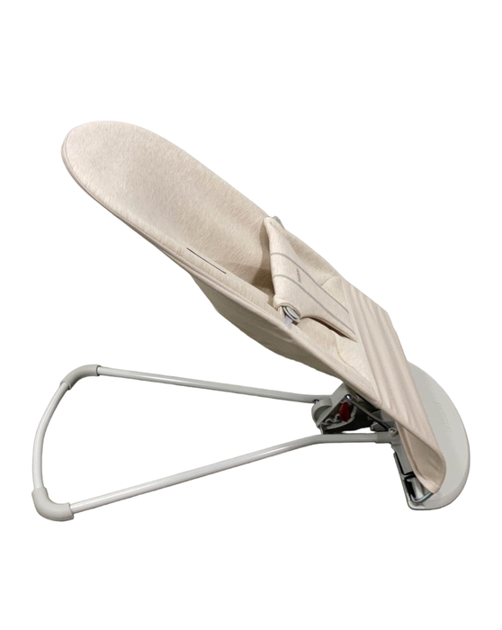 secondhand BabyBjorn Bouncer Bliss, Light Beige 3D Jersey