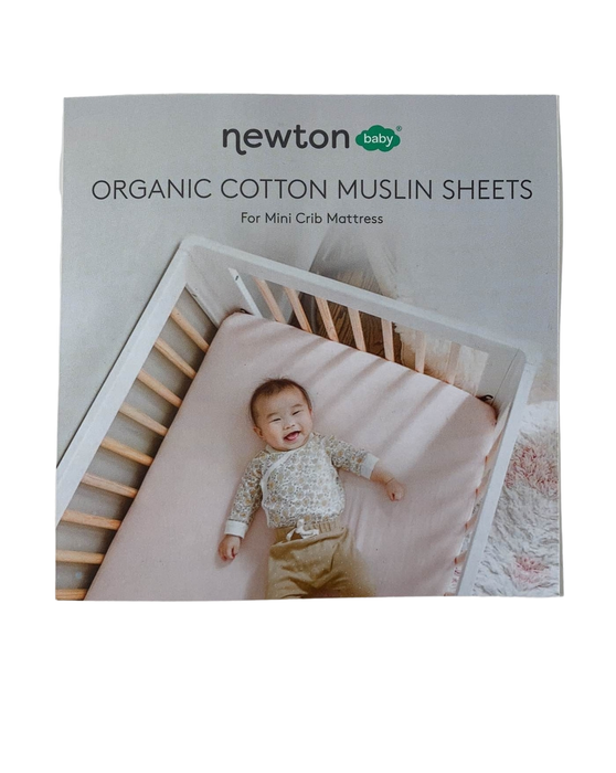 secondhand Newton 2 Pack Mini Crib Sheets, Sage