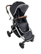 used Mockingbird Single to Double Stroller, 2022, Silver with Penny Leather, Watercolor Drops, Black