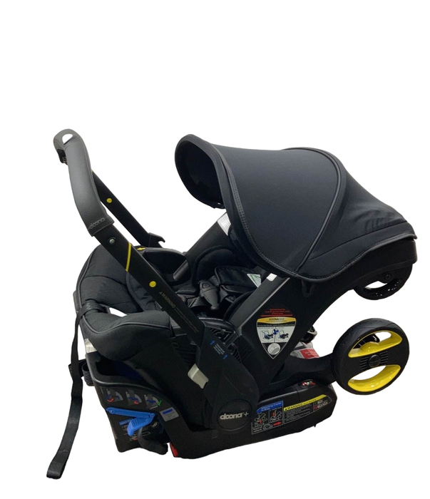 secondhand Doona Infant Car Seat & Stroller Combo, 2022, Midnight Black