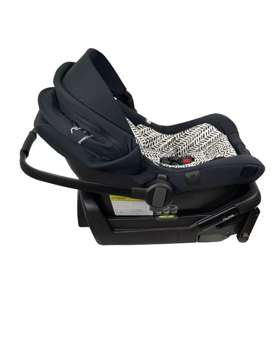 Nuna Pipa Lite LX Infant Car Seat, Broken Arrow Caviar, 2022