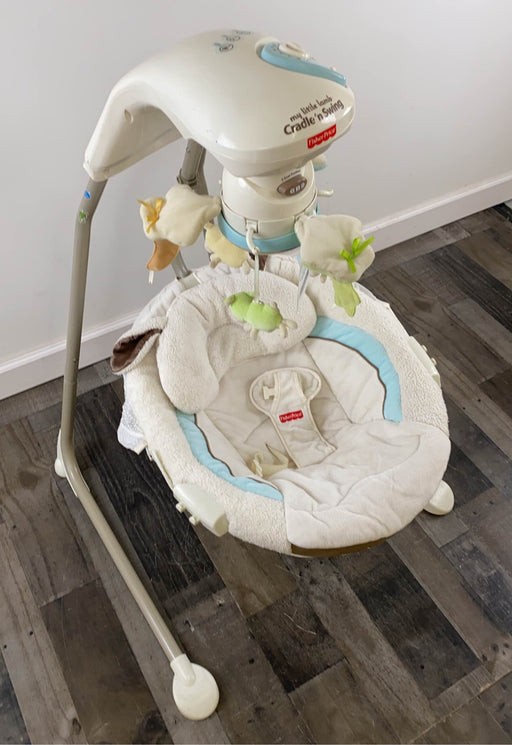 secondhand Fisher Price My Little Lamb Cradle ‘n Swing