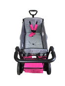 secondhand Wonderfold X2 Push + Pull Double Stroller Wagon, Pretty-n-Pink, 2021