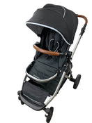 used Mockingbird Single to Double Stroller, Silver with Penny Leather, Black , Windowpane, 2022