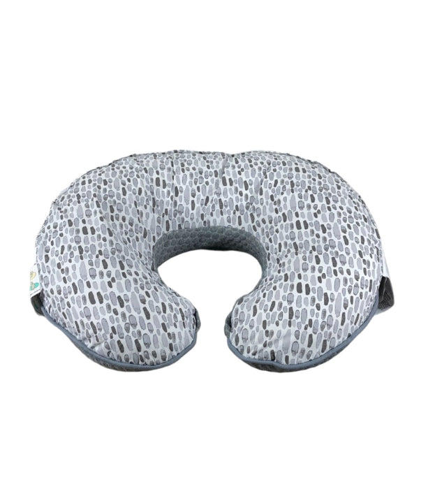 used Boppy Luxe Nursing Pillow, Gray Brushstroke Pennydot