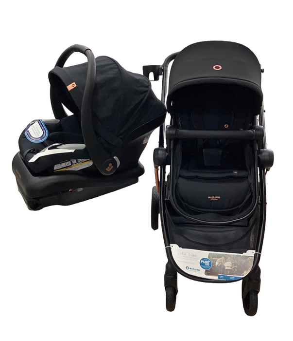 used Maxi-Cosi Zelia2 Luxe Travel System, 2023, Dark Ember